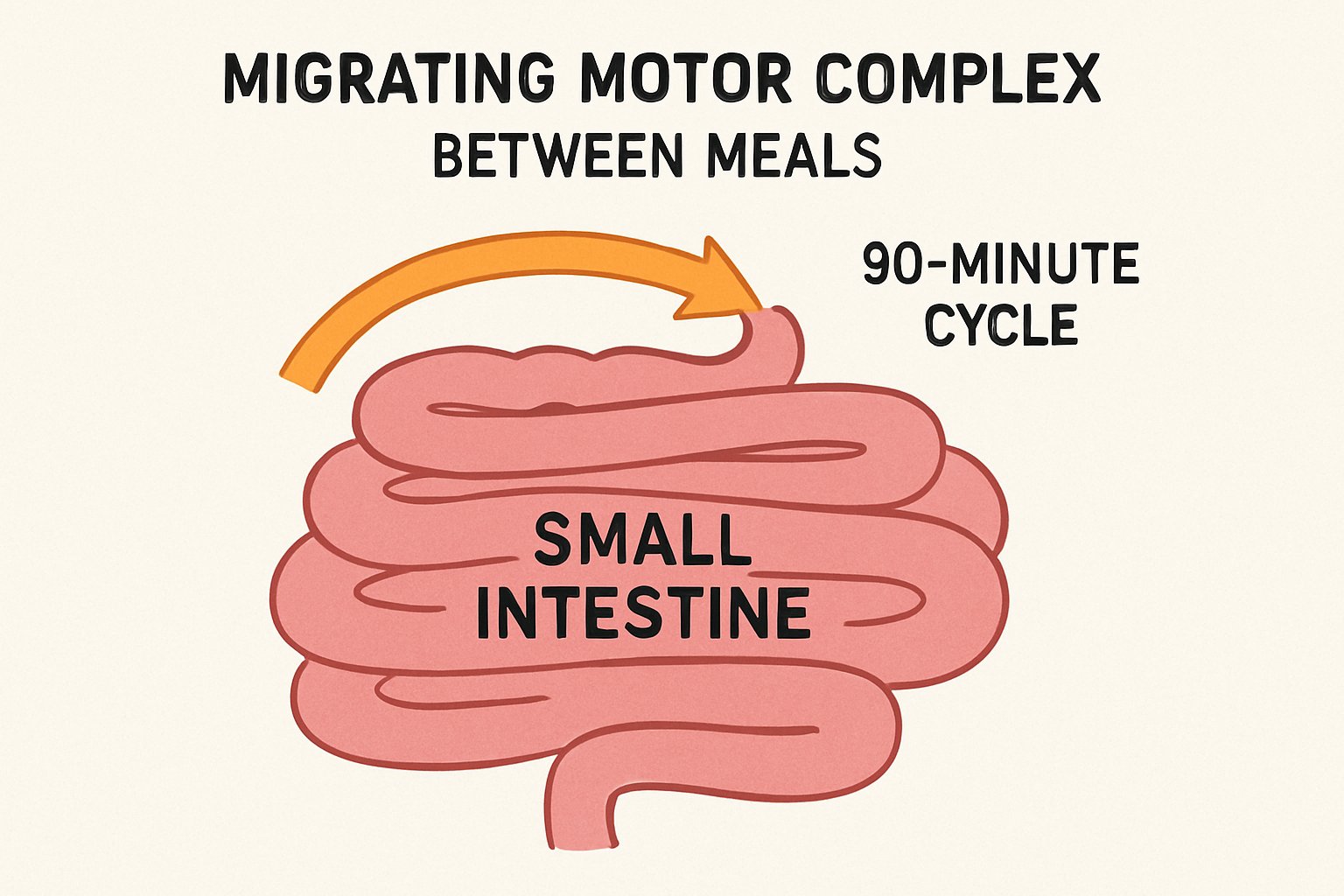 migrating motor complex and SIBO recurrence diagram